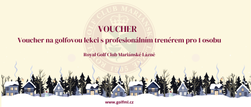 Voucher na golfovou lekci s profesionálním trenérem pro 1 osobu