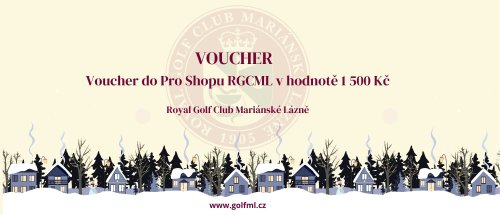 Voucher do Pro Shopu RGCML v hodnotě 1 500 Kč