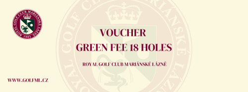 Voucher Green Fee 18 Holes