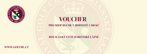 Voucher do Pro Shopu RGCML v hodnotě 1 500 Kč