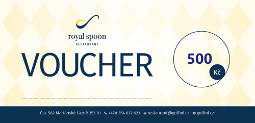 Voucher do Royal Spoon Restaurant v hodnotě 500 Kč