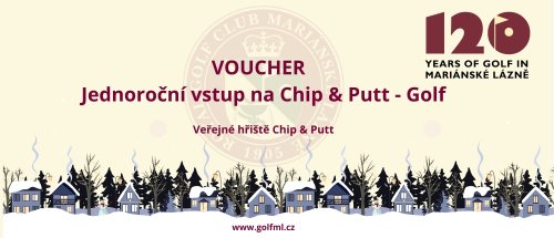 Voucher na jednoroční vstup na Chip & Putt - Golf